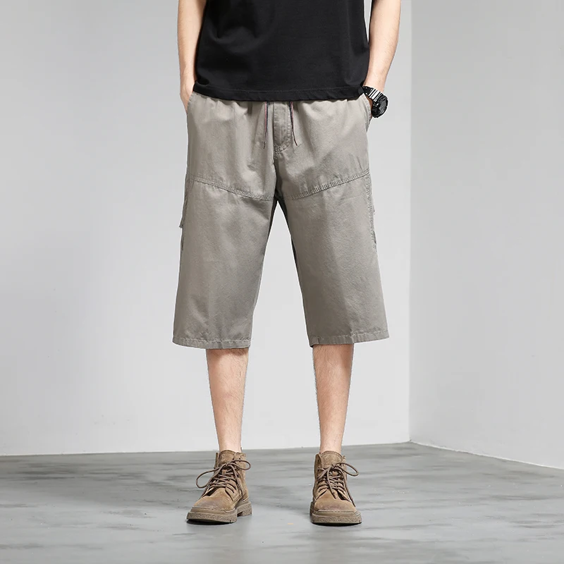 New Men'S Summer Comfortable And Versatile Straight Leg Shorts Korean Version Fashionable Youth Loose Casual 5-Point Trousers