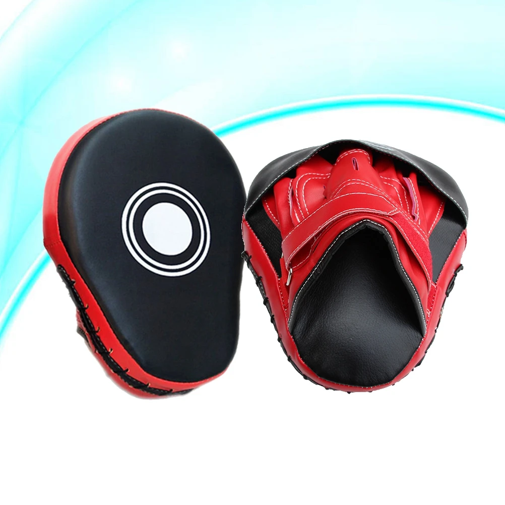 

Boxing Mitts Lightweight PU Fitness Training Gloves Punching Pad High Density Protection Adjustable Straps Mesh