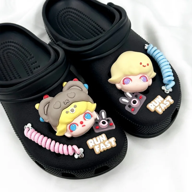 

Fashion Trend Shoe Charms Set Accessories Hole Shoe Buckle Cute Cartoon Shoelaces DIY 3D Shoes Decorations Kids Party Girl Gift