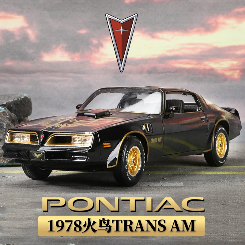 Maisto 1:18 1978 Pontiac Firebird Trans Am Brand Alloy Car Model