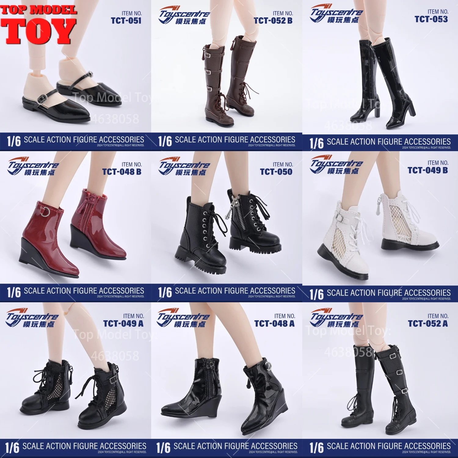 Toyscentre TCT-048 TCT-053 1/6 Hoge Hakken Laarzen Holle Schoenen Slippers Model Fit 12 ''ZYTOYS Vrouwelijke Soldaat Action Figure Body