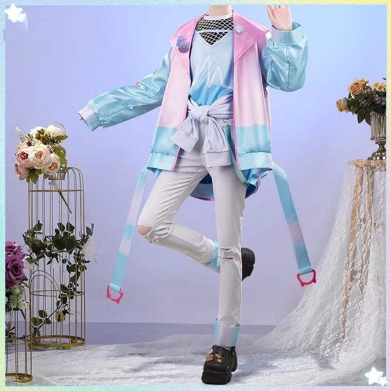 

COWOWO VTuber kanae Pokecolo Twin Cosplay Costume Cos Game Anime Party Uniform Hallowen Play Role Clothes Clothing