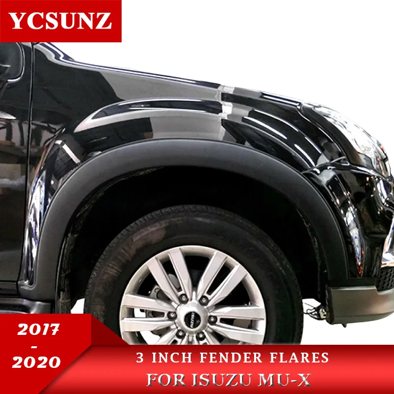 

3 inch Slim Fender Flare Wheel Arch For ISUZU Mu-x Mux 2017 2018 2019 2020 Car Accessories Ycsunz