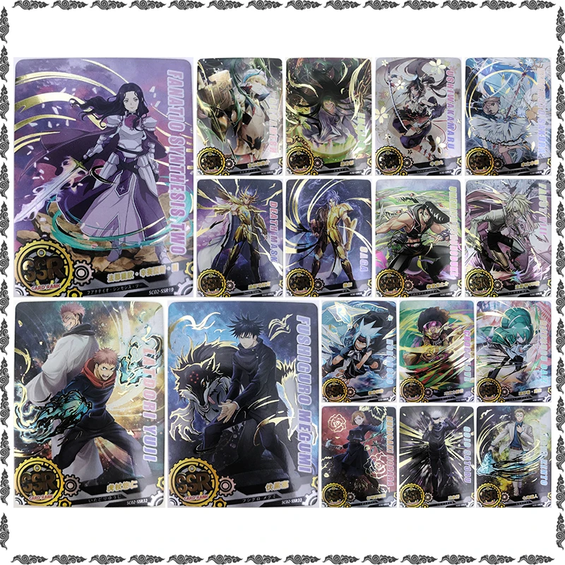 Anime Rare Nanami Kento Gojo Satoru Kugisaki Nobara Fushiguro Megumi Itadori Yuji Game SSR Collection Cards Birthday Toys Gift