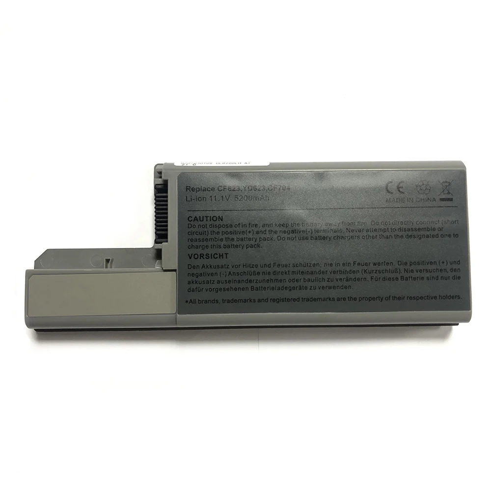 CF623 YD623 11.1V 5200mAh Laptop Battery For Dell Latitude D820 D830 D531 D531N Precision M65 M4300 Mobile Workstation