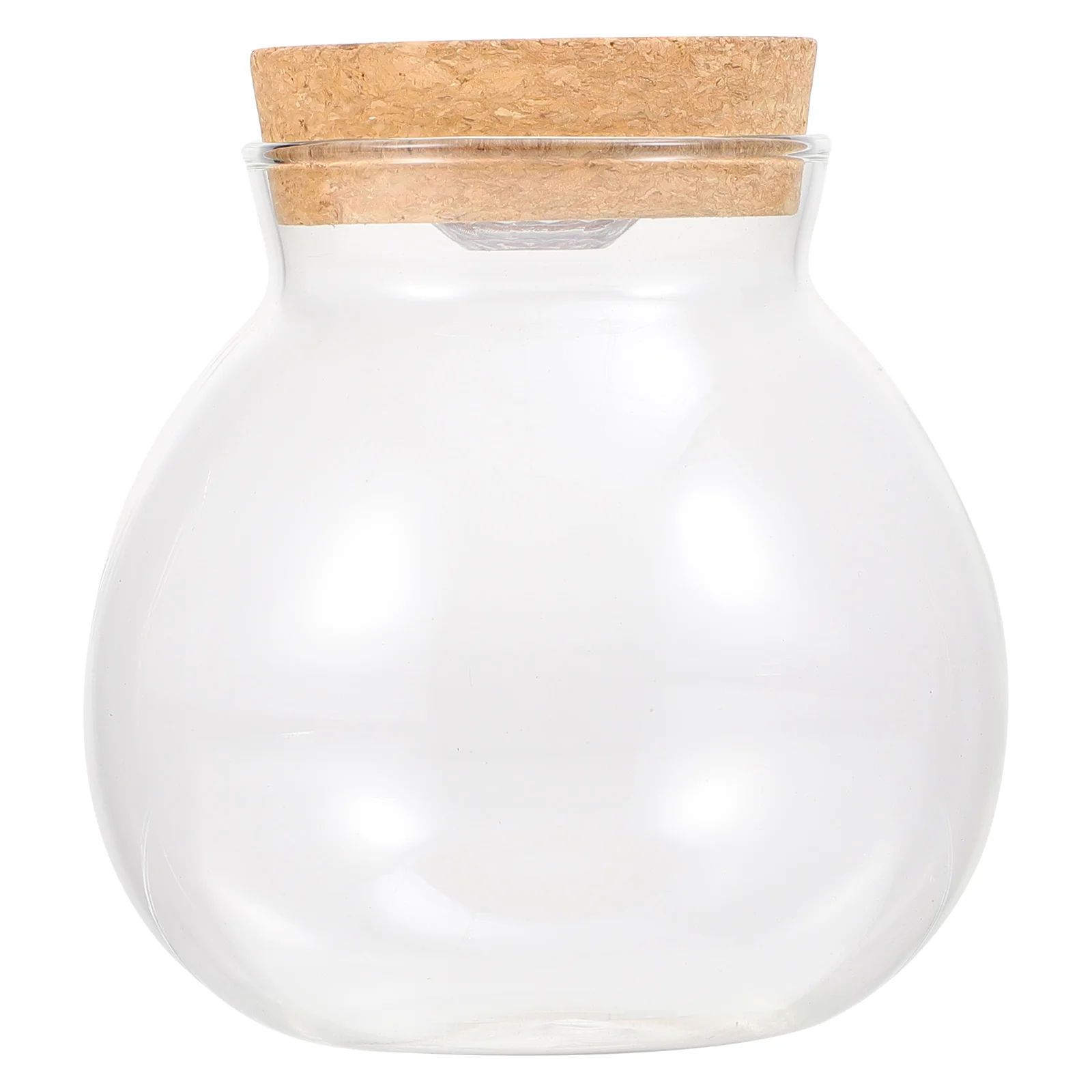 

Landscape Bottle Yogurt Strainer Microlandscape Jar Landscaping Wood Borosilicate Glass Office with LED Light