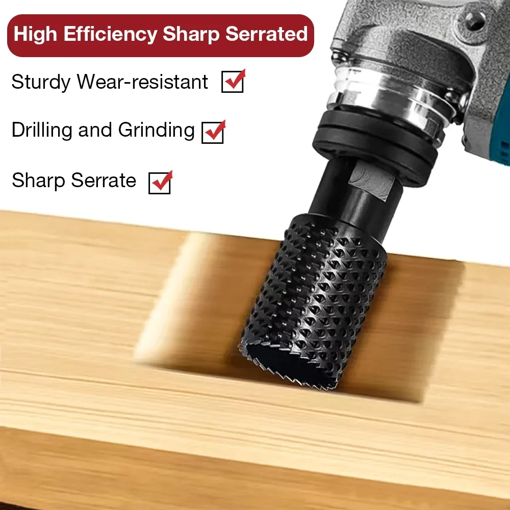 M10/M14 Round Grinder High Carbon Steel Hole Opener For Metal And Wood Carving/Polishing/Engraving Grinding Head Rotary
