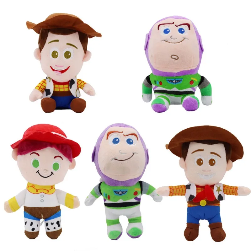 

Cute Woody Buzz Lightyear Plush Toy Lovely Stuffed Anime Jessie Plushies Pendant Cartoon Doll Home Decor Xmas Gifts