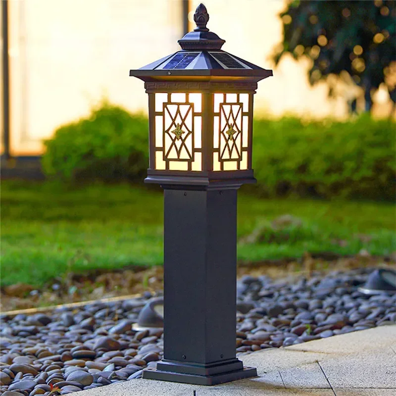 CEDRIC المعاصرة في الهواء الطلق مصباح الحديقة الشمسية LED مقاوم للماء فيلا حديقة فناء منطقة الأرباع السكنية مصباح حديقة #4