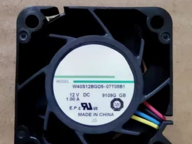 Brand New W40S12BGD5-07T08B1 12V 1A 4028 4PIN Brushless Fan Dual Ball Bearings For Power Supply Fan Fast Delivery