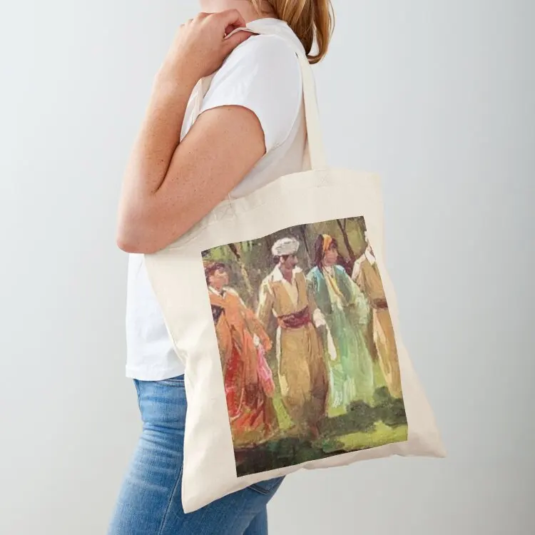 Folk Dancing - Kurdish Folk Tote Bag large size bags Woman shopper bag bag luxury women canvas tote bags