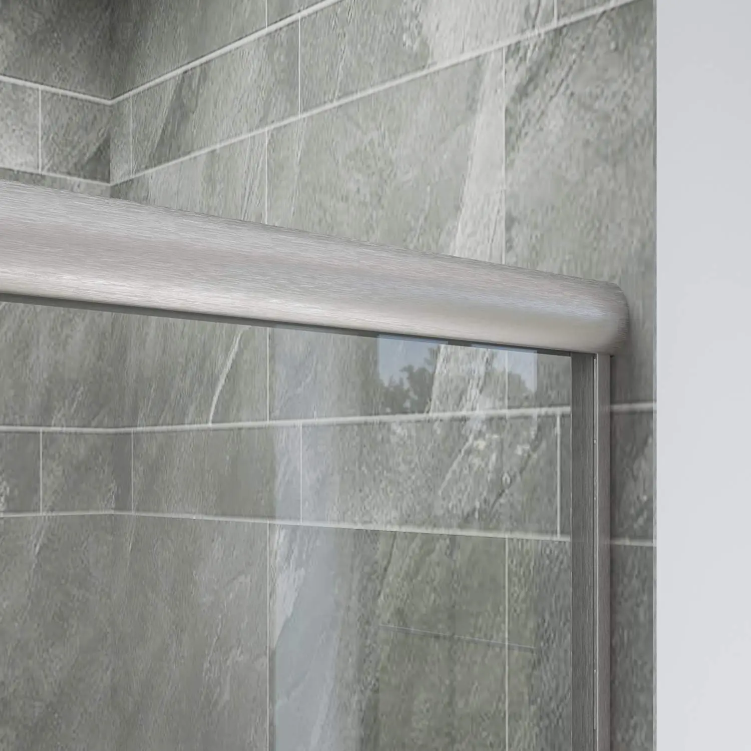 Bypass Sliding Shower Door Semi- Shower Enclosure 1/4