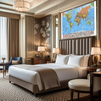 The Globe World Map 100x70cm Travel Wall Art Poster Prints Backdrop for Living Room School Paintings Decoration Children's Gift