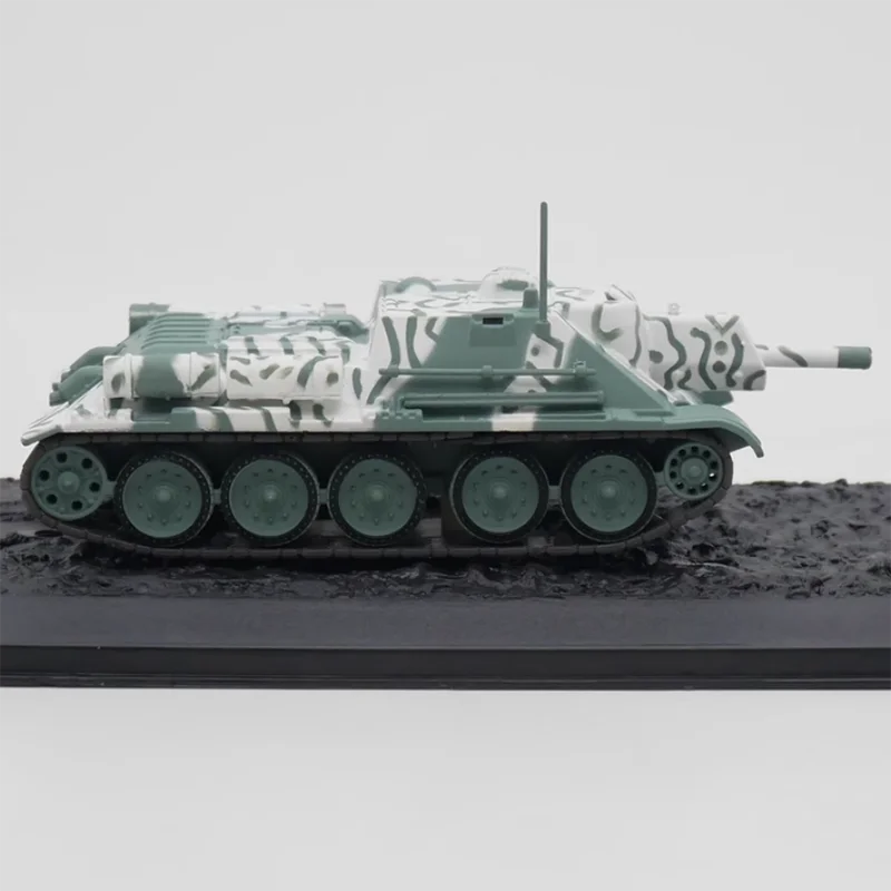 合金タンクモデルコレクション,ダイキャスト1:72スケール,Su-122, 1944,完成,装飾ギフト,おもちゃディスプレイ