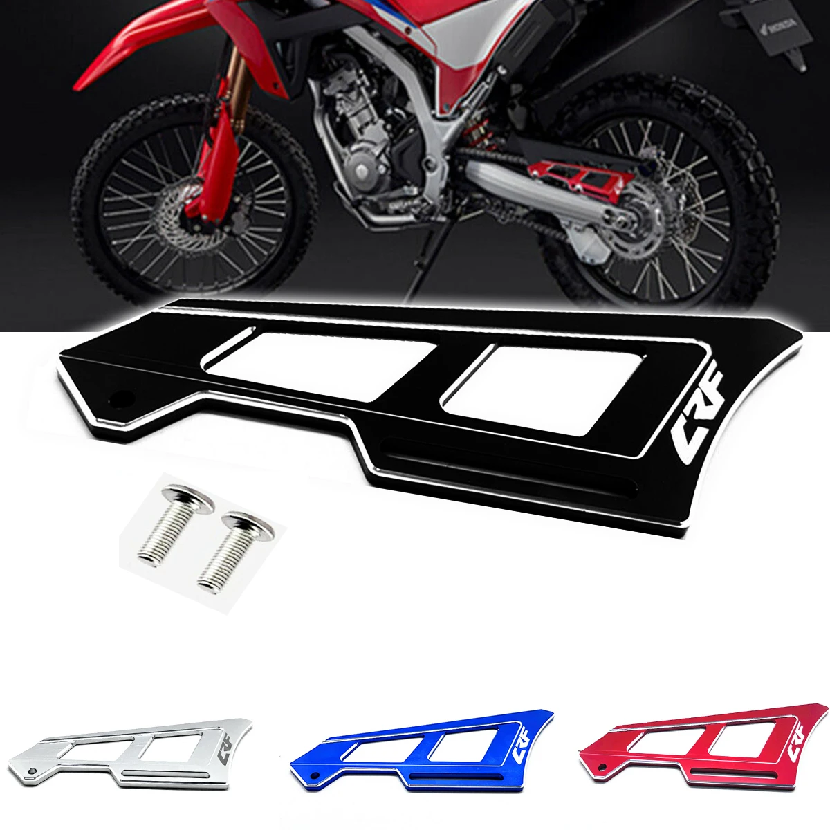 

CRF LOGO Motorcycle Accessories Chain Guard Cover For Honda CRF300L CRF300L RALLY 2019 2020 2021 2022