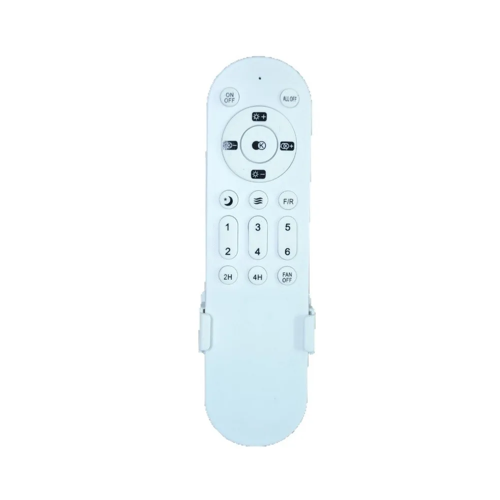Infrared Remote Control Built for DC Ceiling Fans Wide Voltage Range 100-265VAC 6 Settings 2H 4H Timer and Reversible Mode