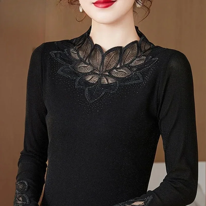 

Рубашки, блузки, утепленное женское пальто с полувысоким верхом, Blusas, одежда для женщин, топы