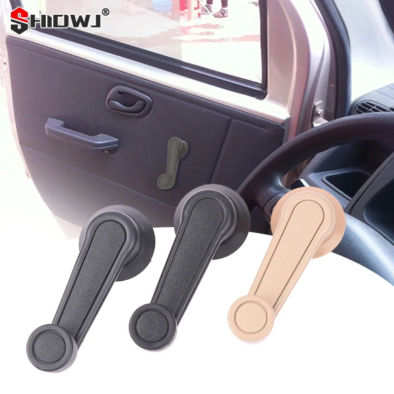 1set Universal Car Accessories Car Window Connect Winder Handle Crank Door Lever Handle Replacement