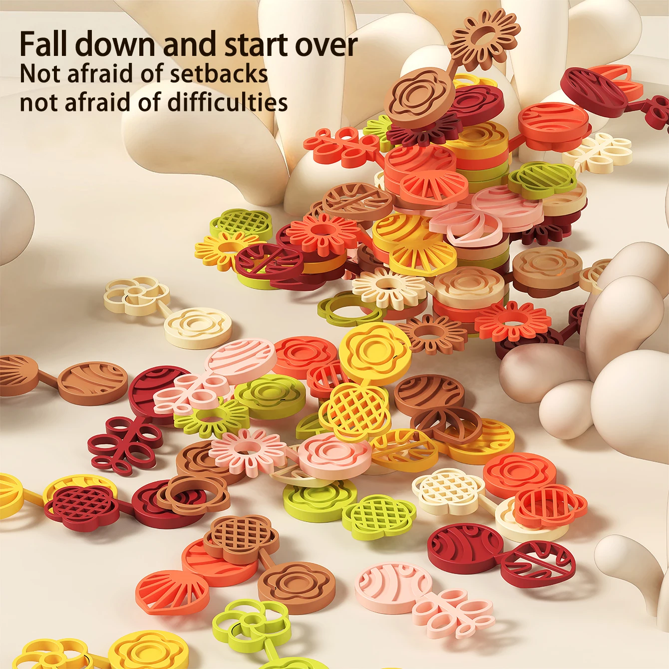 Children's balance tree DIY cute fun stacked tree, parent-child interaction puzzle build stacked high building block