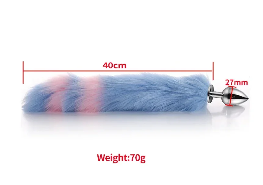 Cute Fox Tail Anal Plug Cat Ears Headbands Set Nipple Clip Neck Collar Erotic Cosplay Sex Toys For Women