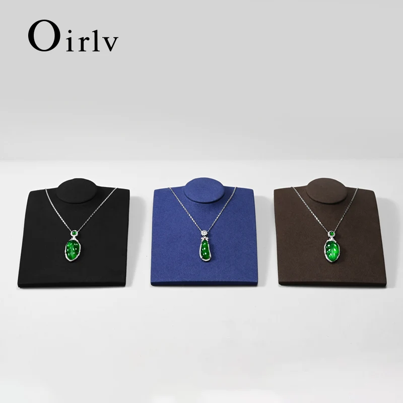 

Oirlv Элитная подставка-манекен для демонстрации ювелирных изделий: портретный манекен для ожерелий, премиум-витрина для модных аксессуаров