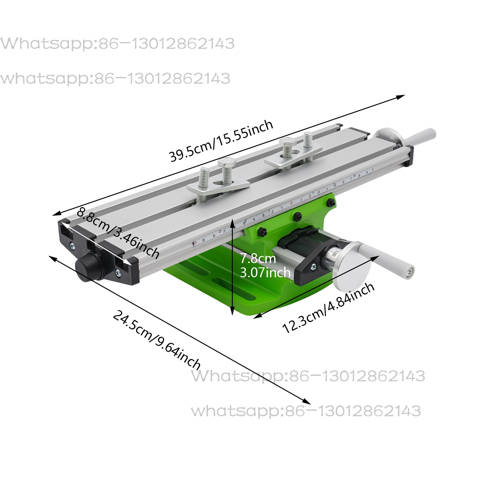 Mini worktable for multifunctional proposals and milling machines, drill bit and screw fixing table