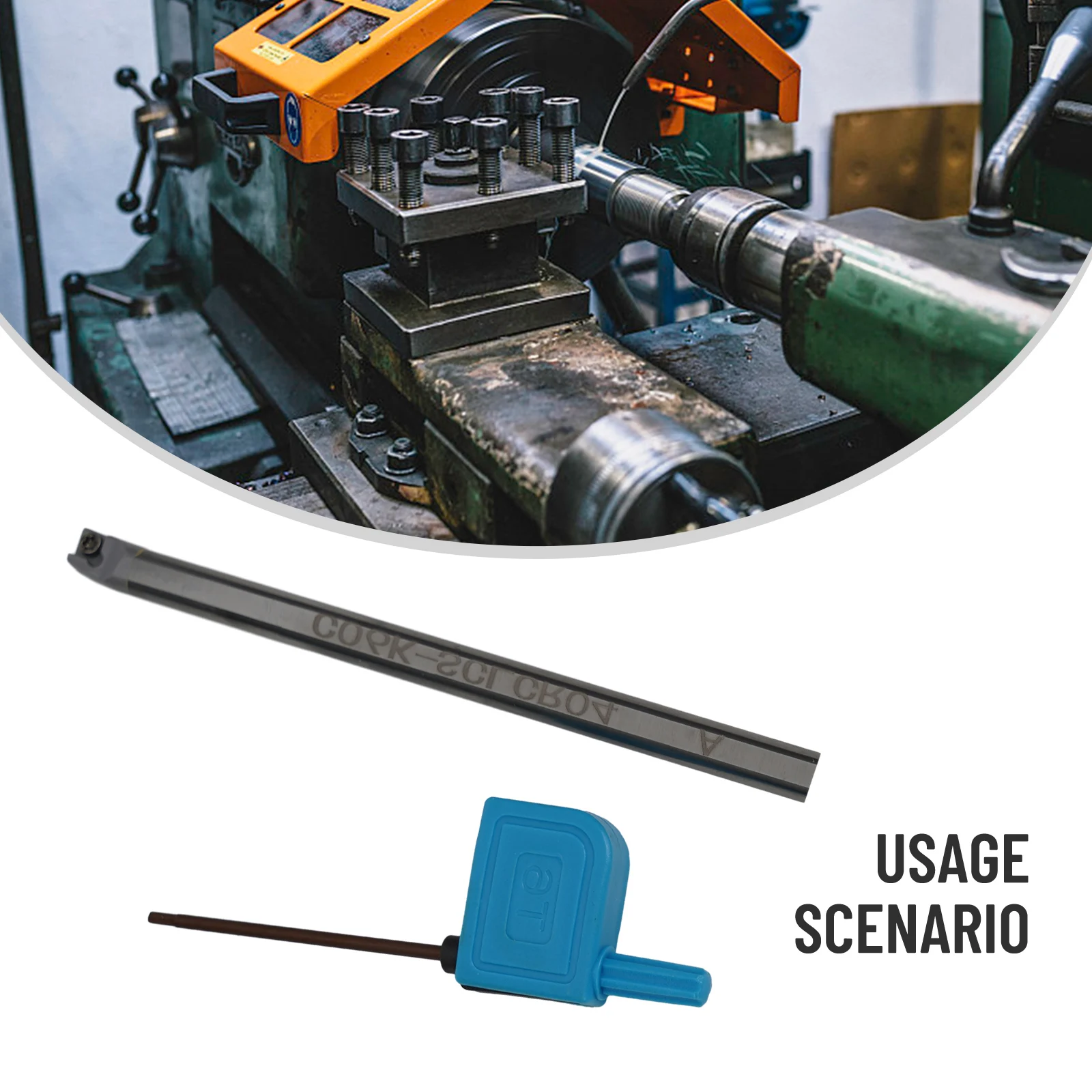 

Practical Turning Tool Holder Solid Carbide T8 Wrench Boring Bar C06K-SCLCR04 CNC Lathe Carbide Inserts For CCGT04