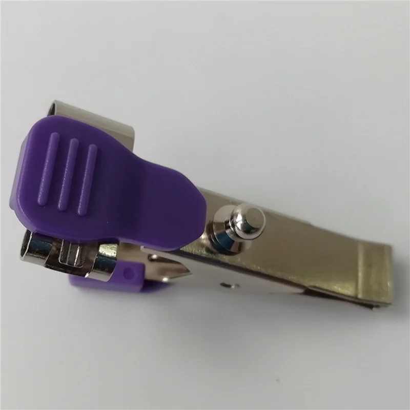 

A83F-50Pcs Reusable ECG/EKG Alligator Clip Electrodes For Animals, Pets, Dogs, Cats And Veterinary, Used To Fix Cables