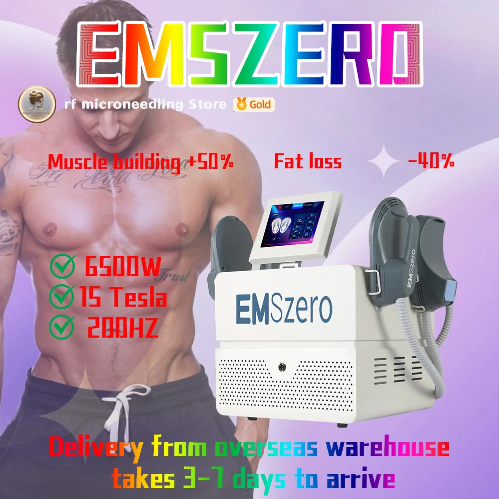 Emszero NEO 15 Tesla RF Professional Body Shaping 6500W EMZero Slimming Machine Muscle Stimulator