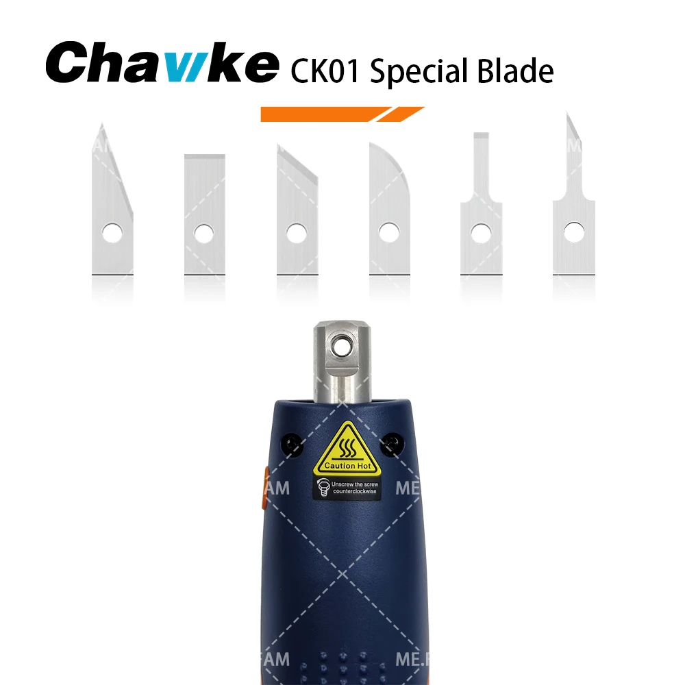 Chawke CK01 Ultrasonic Cutter Knife Special Blade Fittings DIY Handwork 3D Print Post Processing Blade Accessories 5 Box / 50pcs