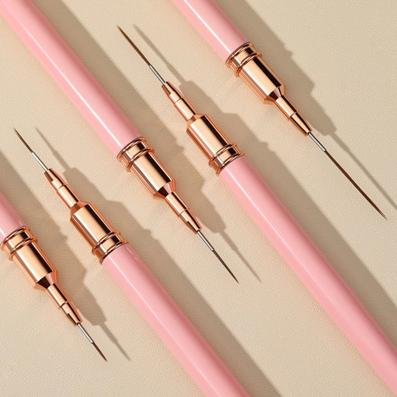 네일 아트 브러쉬 세트 UV 젤 네일 브러쉬 키트 프렌치 스트라이프 라인 페인팅 드로잉 플라워 펜 아크릴 네일 아트 매니큐어 도구