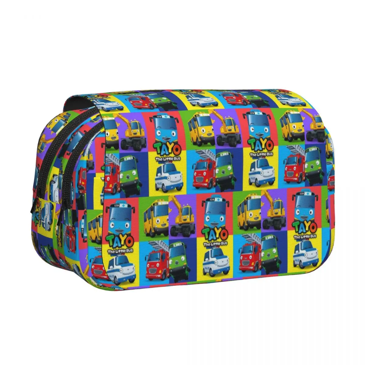 Tayo The Little Bus Pencil Cases Pen Holder Hard Shell Leather Large Storage Pen Box Pencil Bag for Studen School