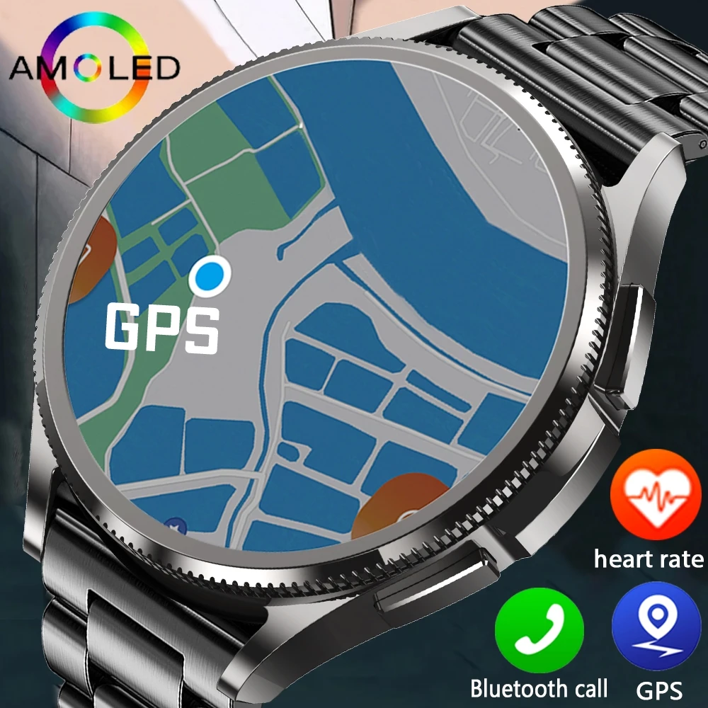 Relógio Inteligente Impermeável para Homens e Mulheres, Chamada Bluetooth, GPS, Rastreador Esportivo, Assistente de Voz, IP67, Samsung Galaxy Watch