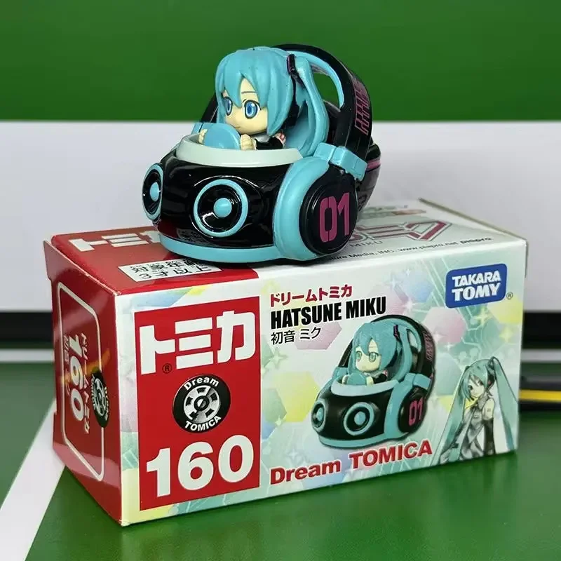 

Аутентичная мини-модель автомобиля Tomy Tomica Dream Tomica No.160 Hatsune Miku, литая под давлением металлическая модель серии, детские рождественские игрушки для мальчиков