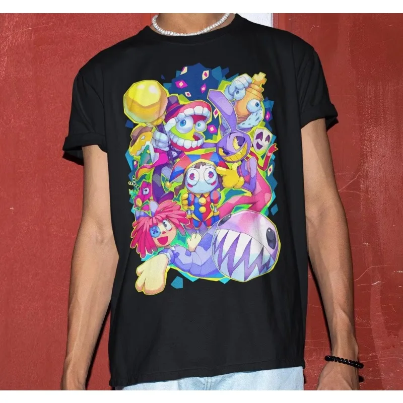 Circus Shirt Tadc Merch Jax T-shirt Pomni T-shirt Gangle Top Ragatha Pattern, Suitable for Both Men and Women All Year Round