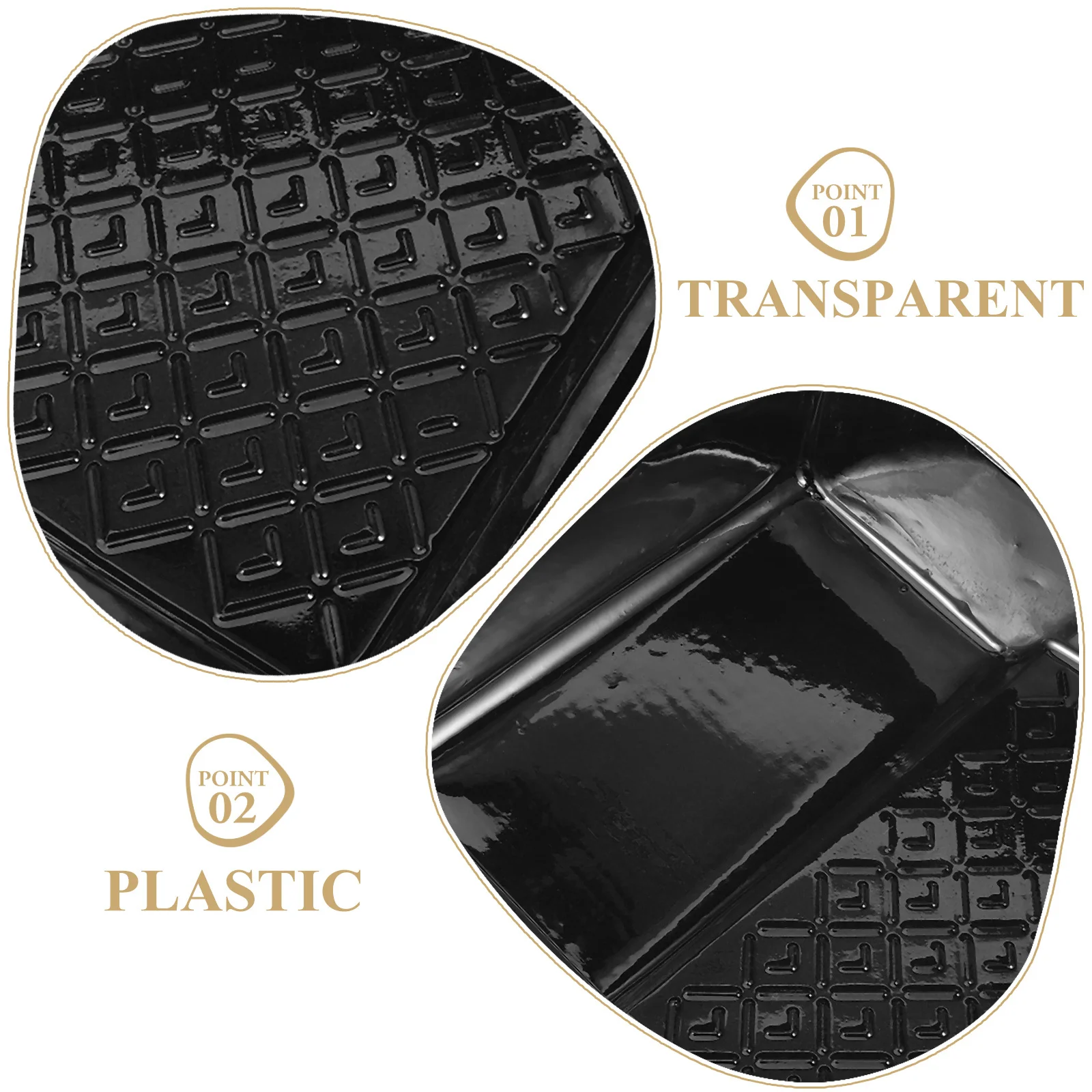 

5Pcs Paint Tray Liners Transparent Plastic Disposable Paint Roller Tray Liners Clear Liner for Easy Painting Home Use