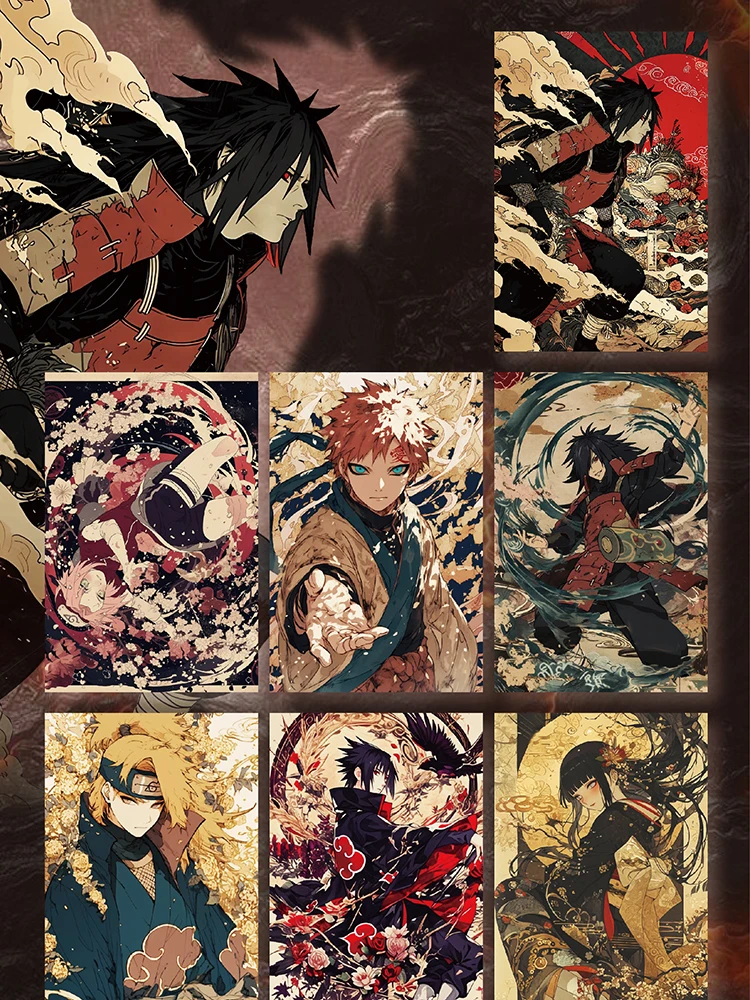 2025 أحدث ثقافة موكا ناروتو انمي ياباني كونوها بوند جمع مجلس هيناتا ساكورا ساسوكي صندوق معزز TCG هواية هدية