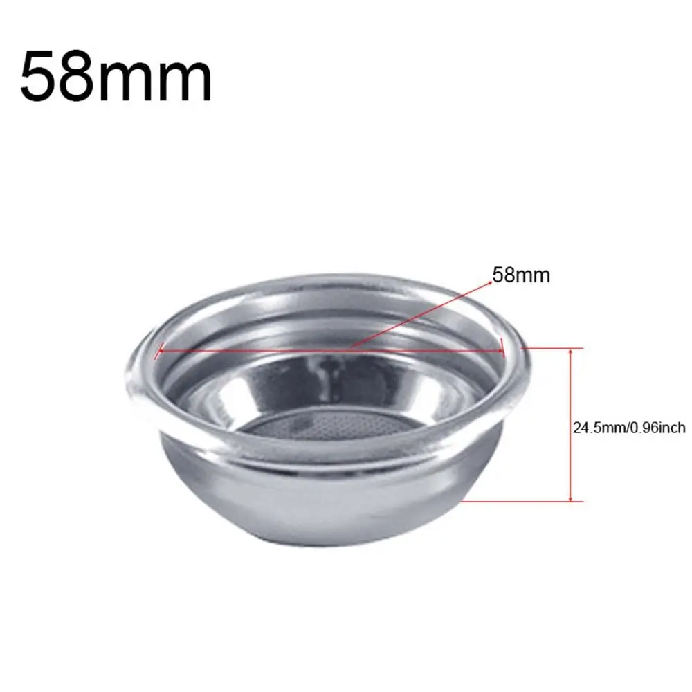 Steel Detachable Portable Porous Coffee Machine Accessories Filter Basket Coffee Machine Powder Trough Coffee Filter Bowl