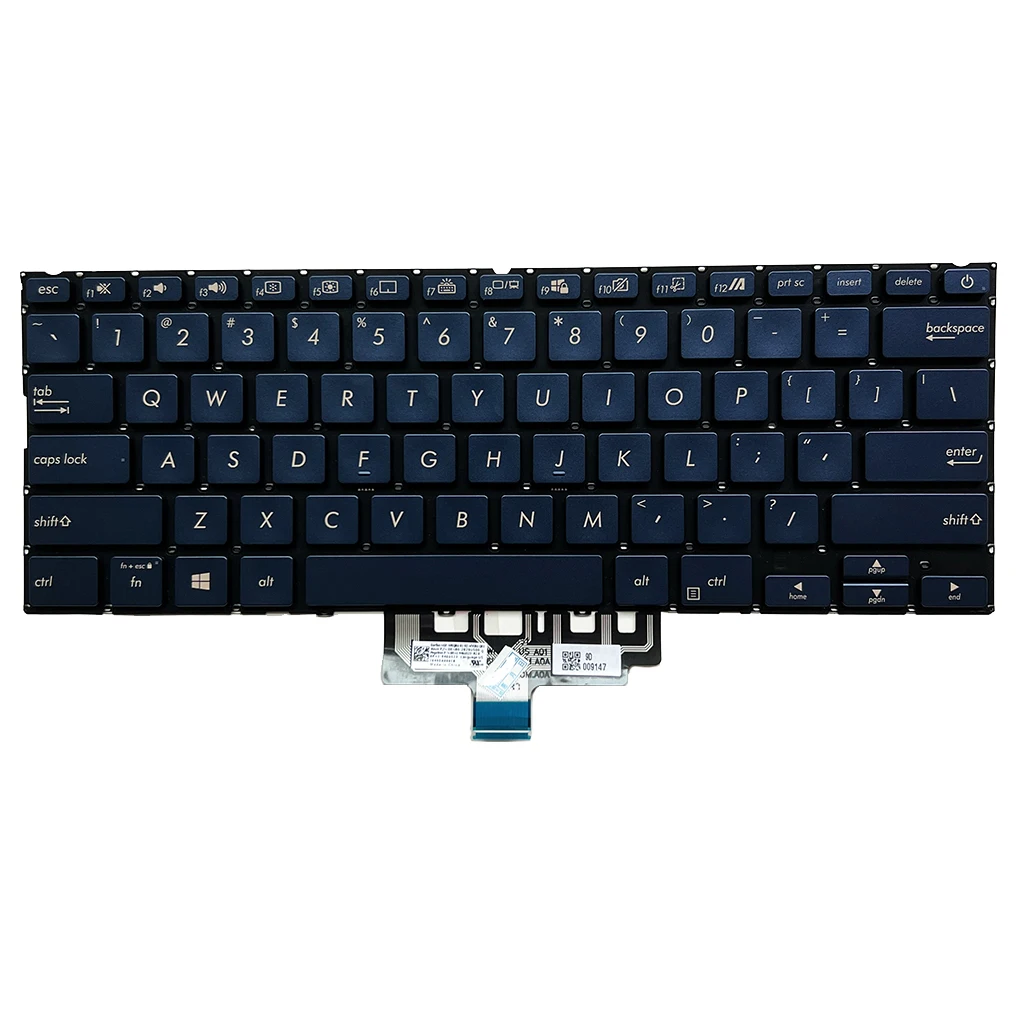 Imagem -03 - Teclado Retroiluminado dos Eua para Asus Zenbook Um434i Um434iq Ux434da U4600fl Ux434f Ux434fa Ux434flc Ux434i Ux434iq 0knb02829us00