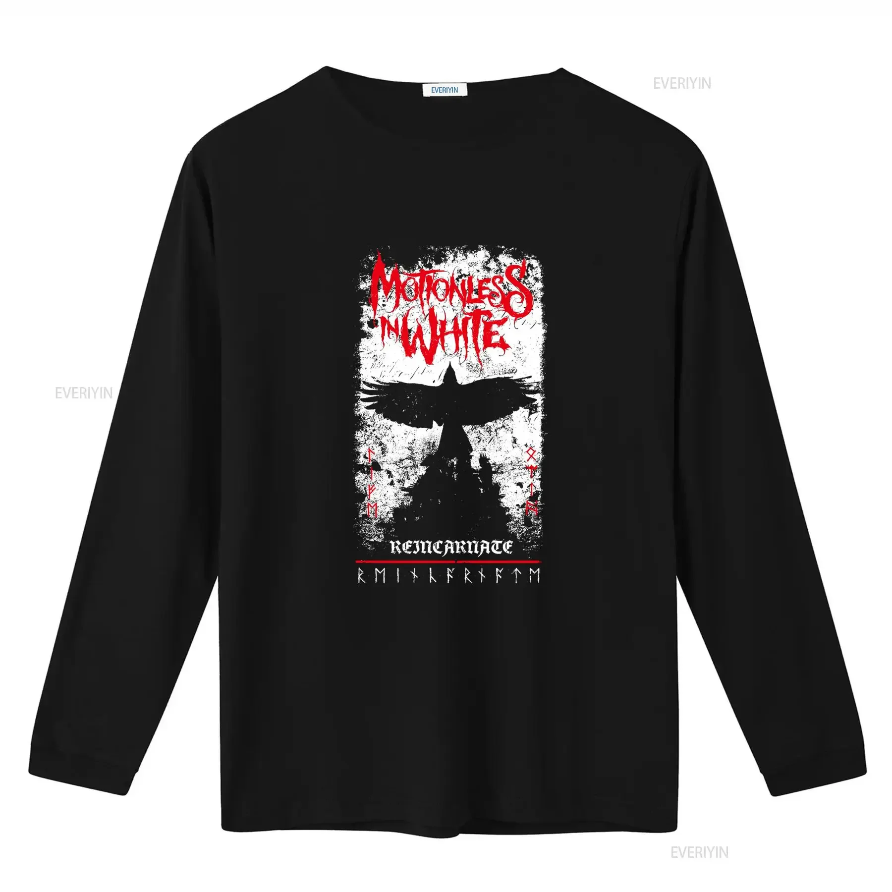 Motionless in White Raven Remarriage Band T Shirt for Family Xmas Full Size S 5XL vintage Washed graphic Soft Casual Stretched