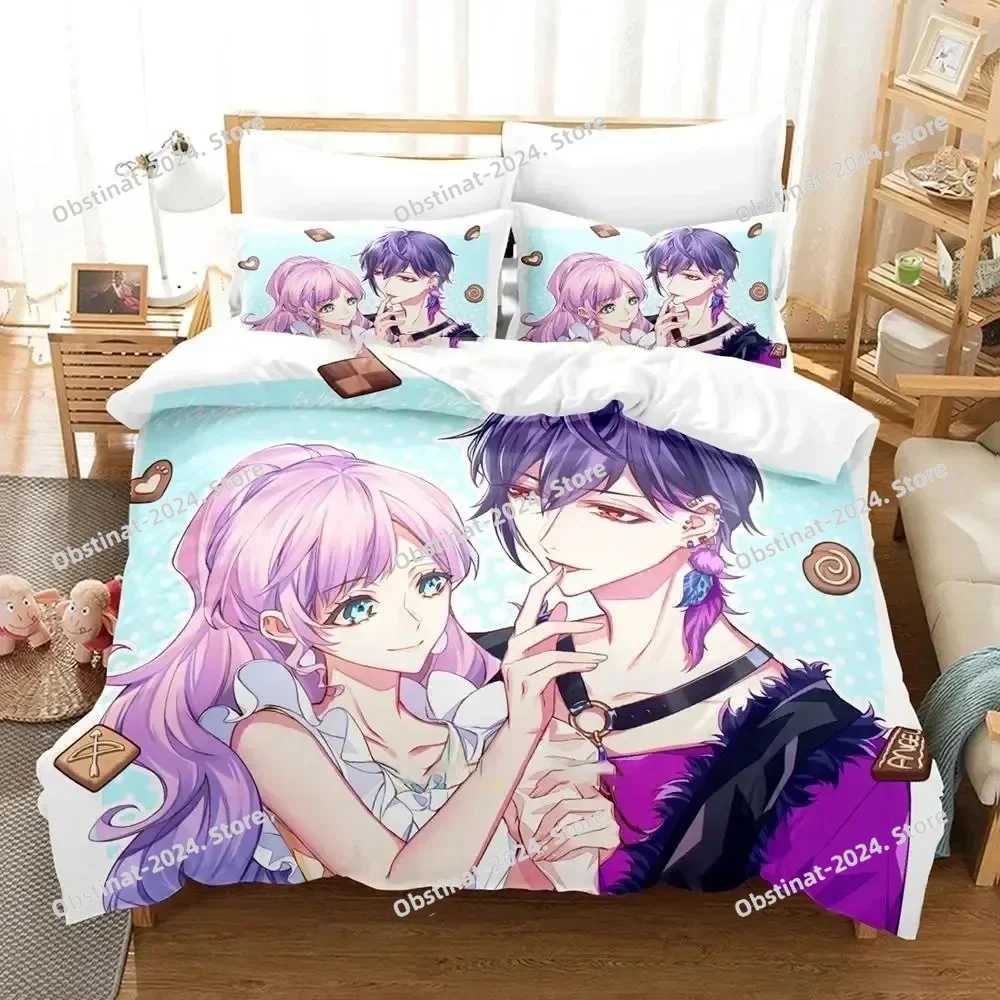 3D Anime Game Cupid Parasite Bedding Set Printed Duvet Cover Pillowcase Single Double Style Queen King Size Sets
