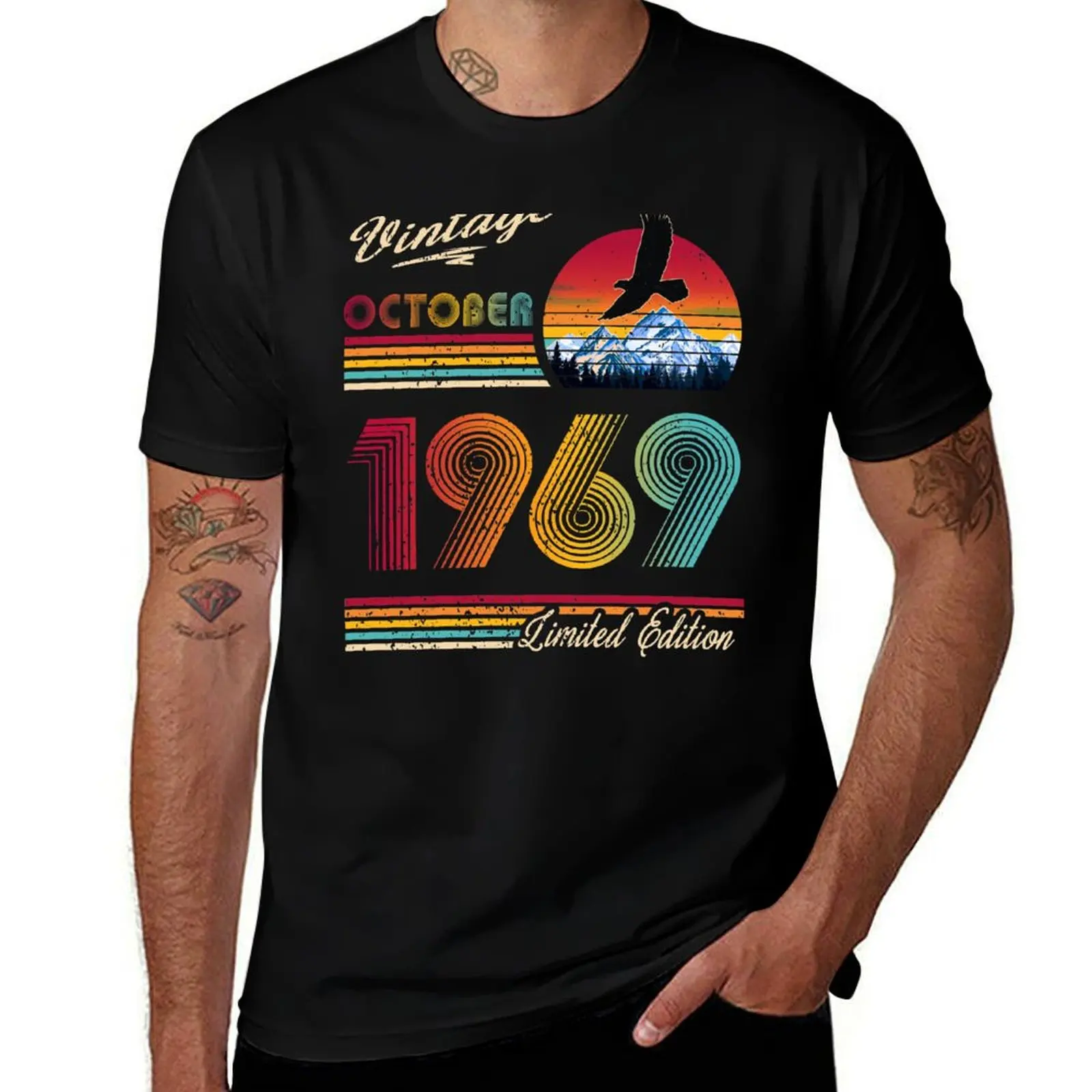 

October 1969 Birthday T-Shirt t shirt for man t shirts for man cotton soft cotton t shirts high quality T-shirt