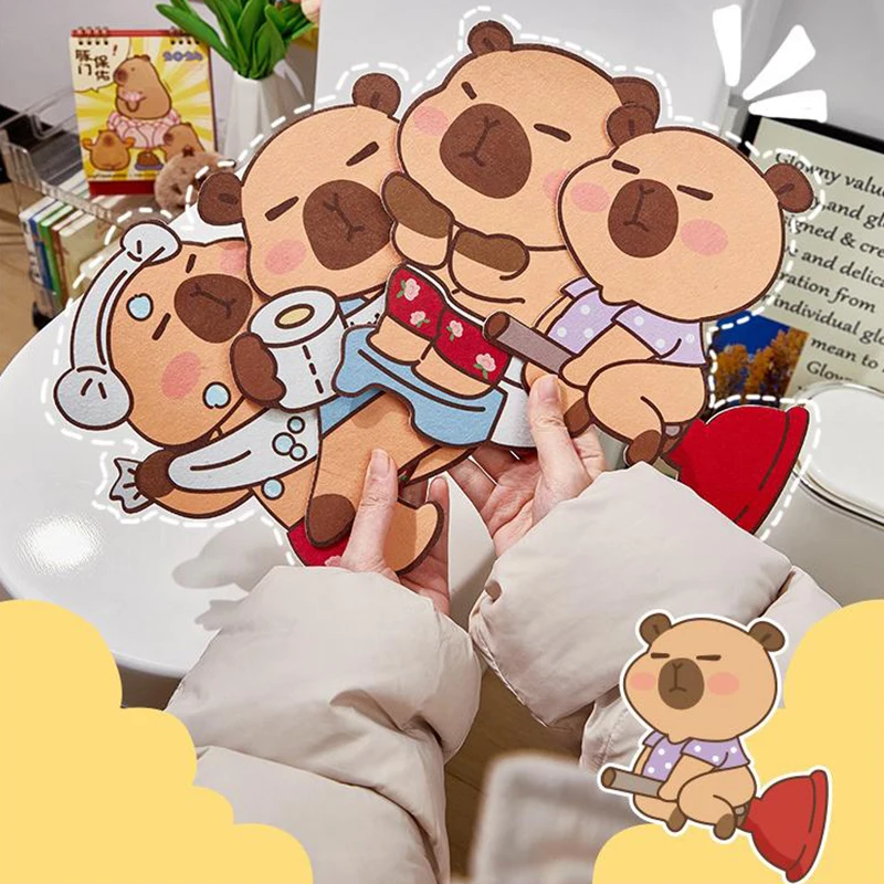 

Capybara Toilet Mat Deodorizing Stickers Deodorizing Capybara Deodorizing Stickers Cartoon Toilet Mat Self-adhesive Deodorizing
