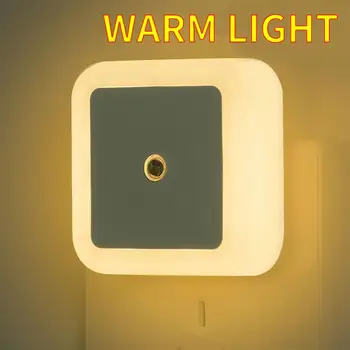 Mini Nette Wand Plug-in Led-nachtlicht Auto Sensor Nacht Lampe Für Schlafzimmer Kinderzimmer Flur Korridor treppen EU/UNS 110V 220V
