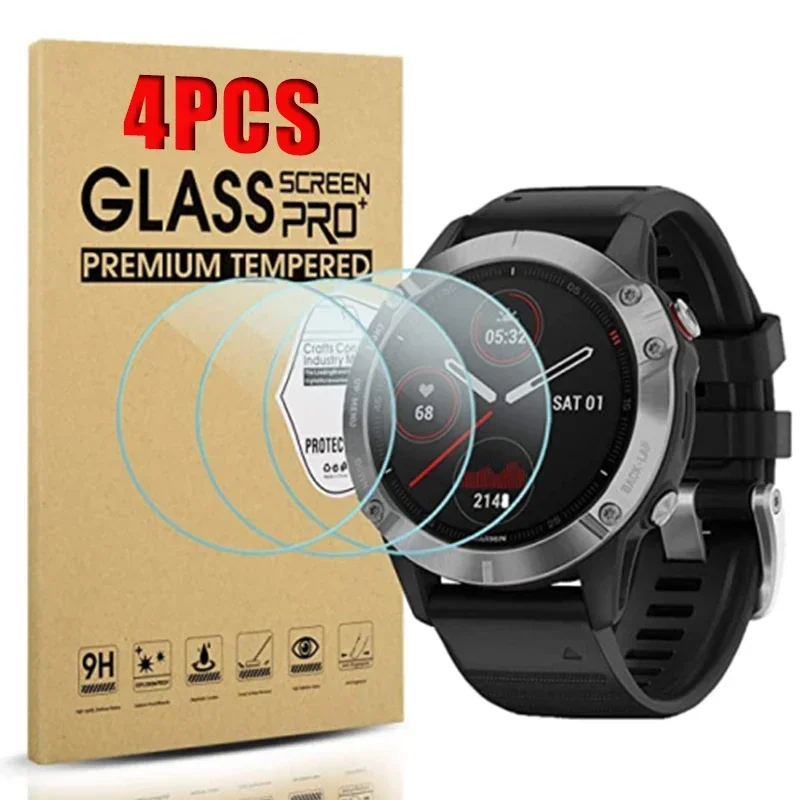 Tempered Glass For Garmin Fenix 6 6s 6x 7 7s 7x 7Pro Fenix 8 43mm 47mm 51mm Screen Protector Film For Garmin Fenix 6 Smartwatch