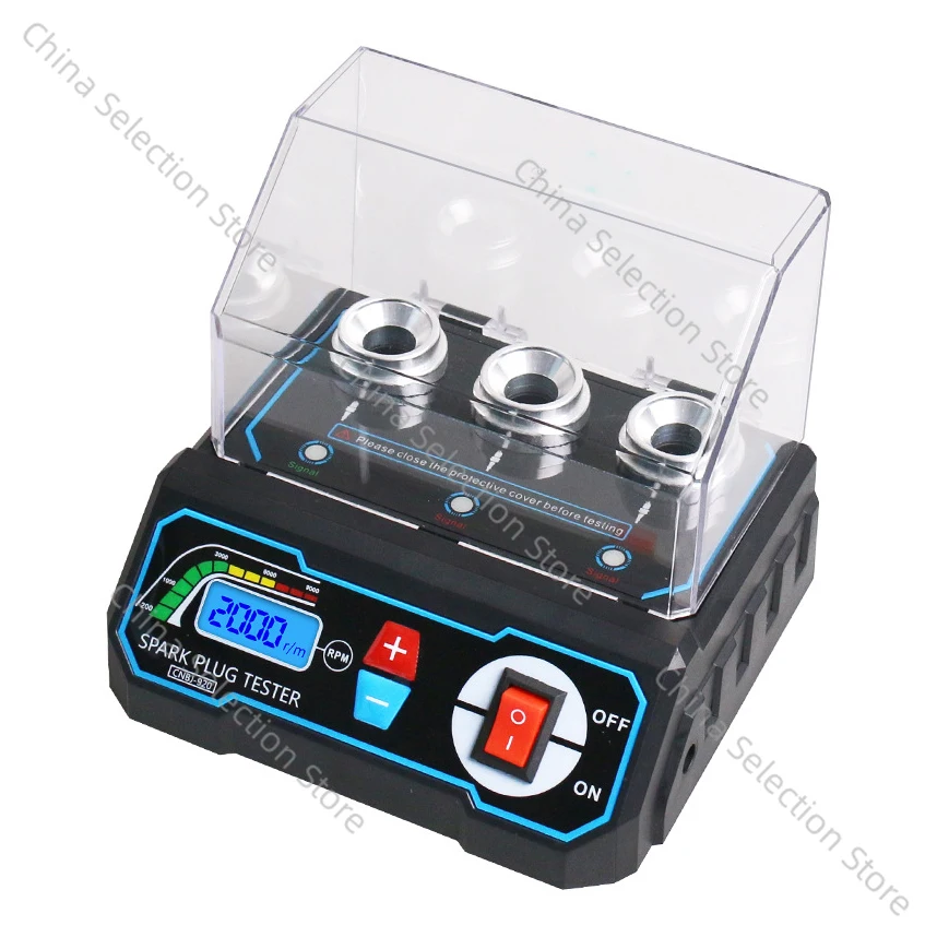 

3PCS Test Sockets Adjustable 200RPM~9000RPM Auto Automotive Vehicle Car Engine Spark Plug Tester Ignition Plug Analyzer Detector