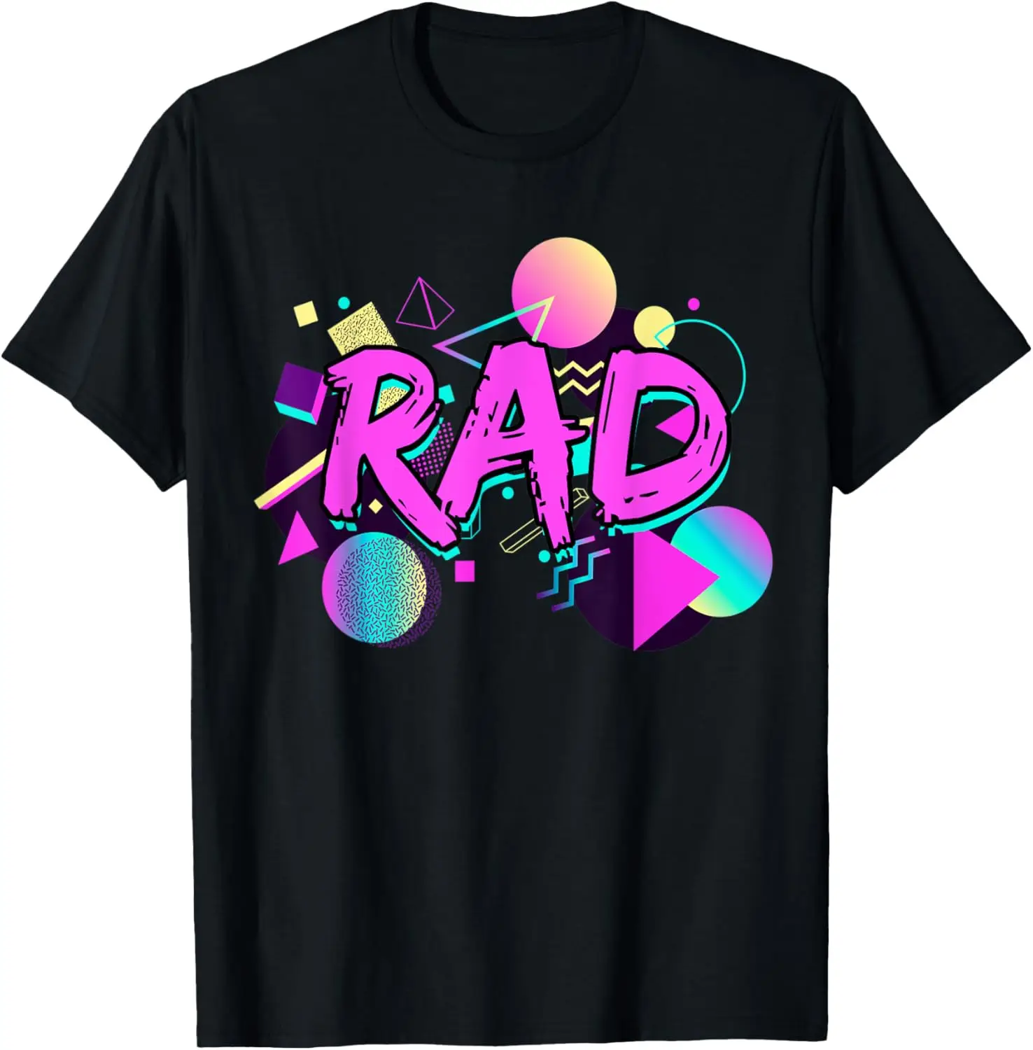 

Retro Rad Cool 80s 90s Theme Costume Party Vintage T-Shirt