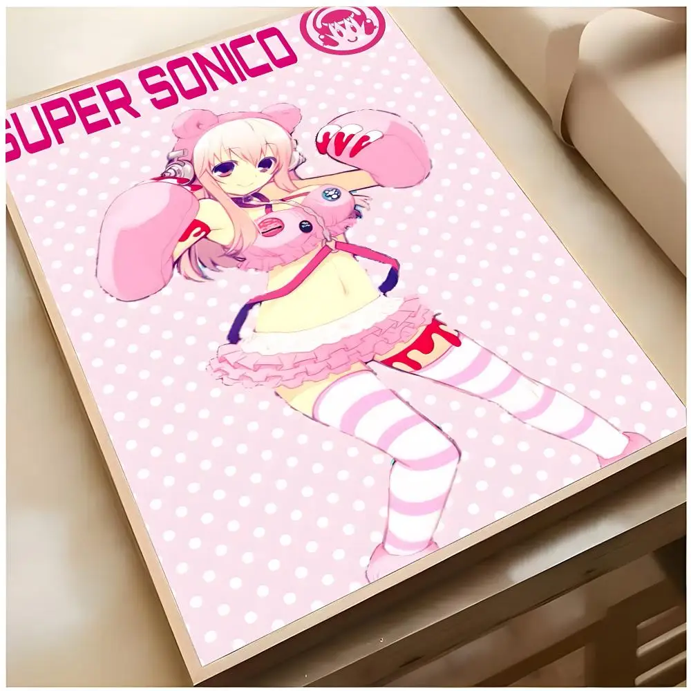 Niedlicher Anime-Charakter S-Super Sonico Poster Superior Home Space Pub Indoor Dekorative Kunst & Wohndekoration – Detail 13