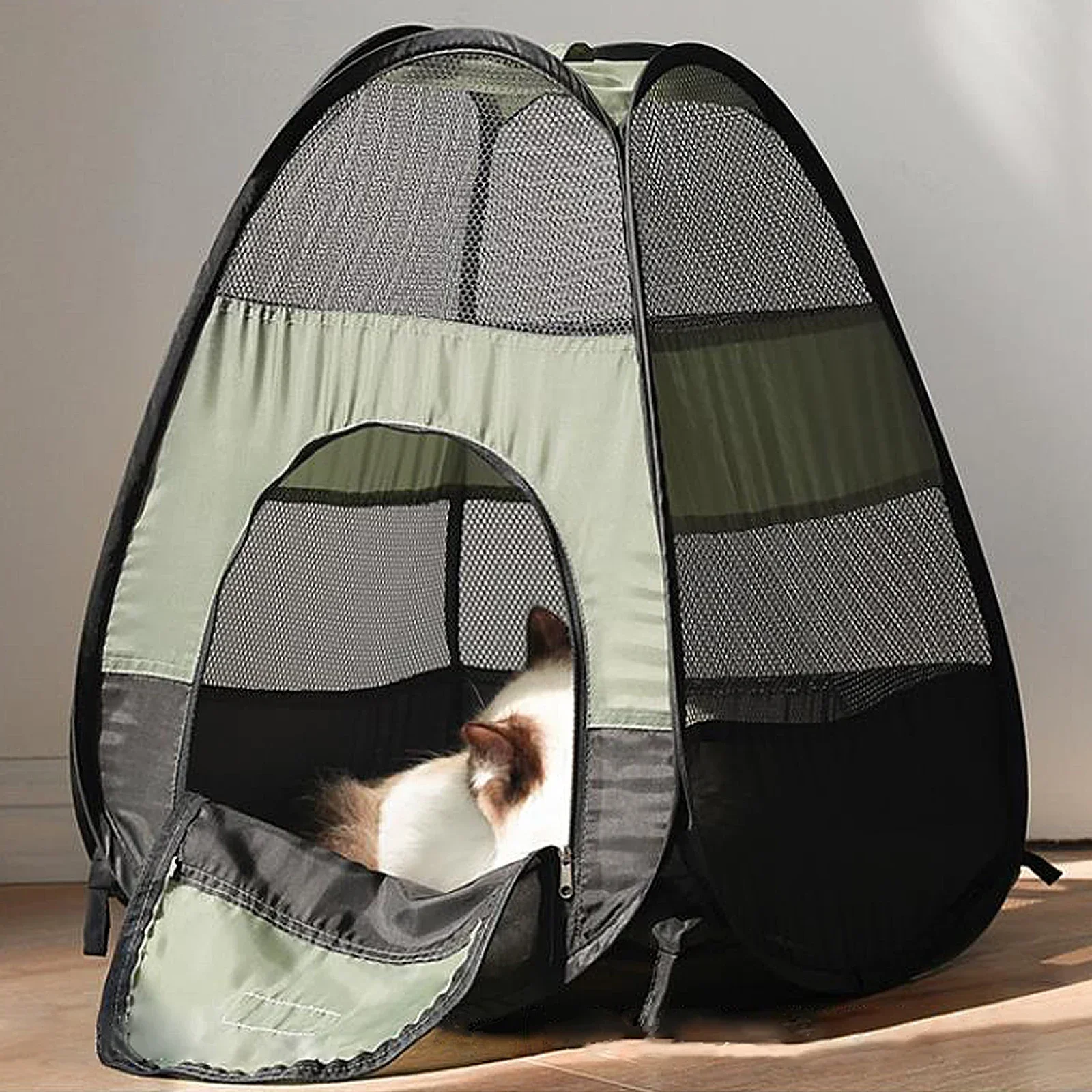 

Collapsible Mesh Fence Outdoor Big Dogs House Portable Folding Pet Tent For Cat Tent Playpen Puppy Kennel Dog House Cage