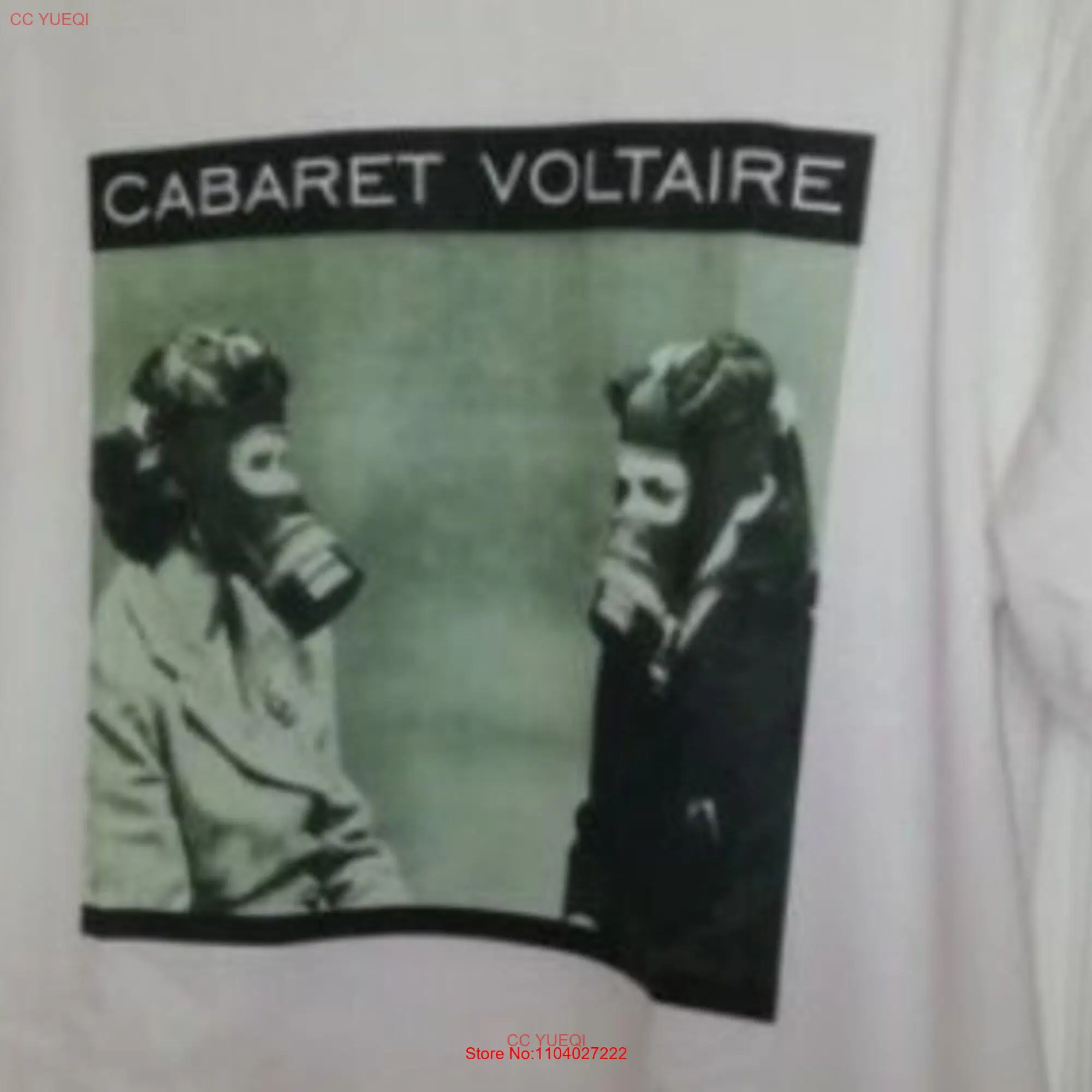 Cabaret Voltaire T Shirt 465 Retro Music White  long or short sleeves